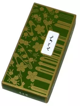 Благовония из бумаги Kyukyodo, палочки 14 см, Chitose, коробка, россыпью, прибл.. 75г,