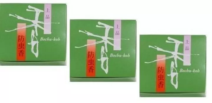 Благовония Shoeido Elegant Insect Repellent, 10 пакетиков, набор из 3 коробок