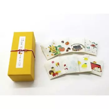 Благовония в обертке Bunko Милый предмет с мягким ароматом, который можно добавлять в письма или помещать в визитницу Клуб японской поэзии (Ироха