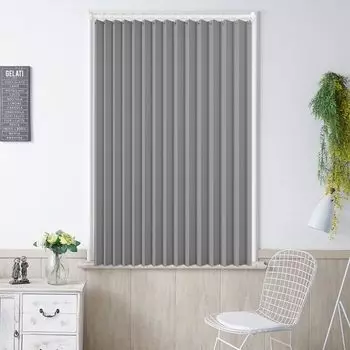Блэкаут 60см Ширина х 50см Одинарный для Маленького Кафе Премиум Блэкаут Тепловой Холодная Энергия День и Ночь Однотонный Форма Машинная Стирка Подходит для Коридоров Шторы, серый