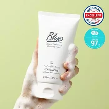 Blanc Nature Acne Функциональная очищающая пенка 150мл, Корея очищающая
