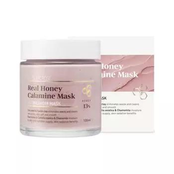 Blanc Rose Honey Calamine Coix Coix Powder Pack 100мл, 1 упаковка, 1 шт.