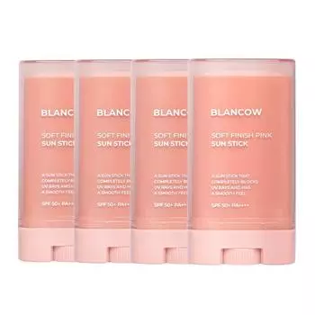 Blancau Soft Finish Pink Sun Stick 22g SPF50+ PA++++, 4 pieces