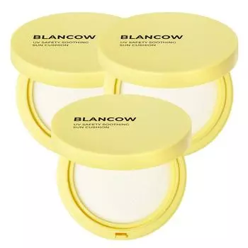 Blancau UV Safety Soothing Sun Cushion SPF50+ PA++++, 25g, 3 pieces