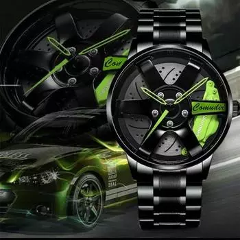 Blanche мужские металлические колеса в форме покрышки водонепроницаемые повседневные шикарные наручные часы