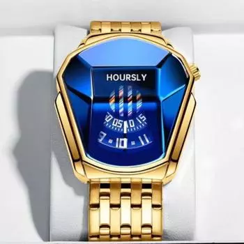 Blanche Мужские повседневные модные роскошные металлические наручные часы