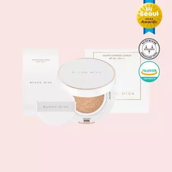 Blandiva Glim Coverage Cushion Pact, 03 Set, No. 17~19 Pink
