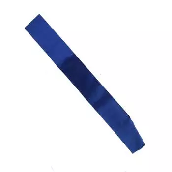 Пустой простой атласный пояс королевский синий