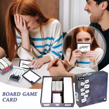 Blank - Великие умы мыслят одинаково | Веселая семейная игра в слова для вечеринок One Size