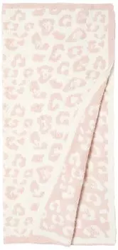 Blanket B683 Cozy Chic Barefoot In The Wild Baby Blanket Dusty [Barefoot Dreams] Women s Rose/Cream/Leopard [Used]