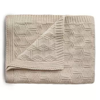 Blanket Honeycomb Beige Baby [Mushie] MSE_BK