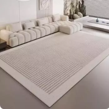 Одеяло Современный Простой Японский Кремовый Ветер Ковер Гостиная Грязеотталкивающий, Нескользящий и Не требующий ухода Кристаллический Бархат 1200MMX1600MM