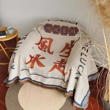 Одеяла вязаные скандинавские диванные полотенца диванные чехлы полное одеяло полосатое одеяло для кровати для украшения дома cobertor manta 90x150cm