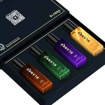 BLANKO By King Royal Collection Tlt Parfum Liquid, упаковка 20 мл из 4 штук | Самые стойкие мужские духи с технологией Time Lock