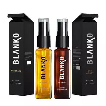 BLANKO By King Tlt Парфюм Комбинированная упаковка 2X8мл (Миллиардер+Старые деньги) Длительный аромат Мужские роскошные жидкие цитрусовые духи
