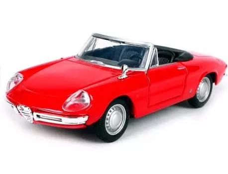 Blargo Mini Car Alfa Romeo 1600 Duet Spider 1966 1/32 (красный) [Элемент] красный