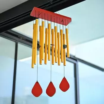 Блаженные золотые колокольчики ветра для спальни и гостиной – Спокойный домашний декор, Гармонизация энергии, Идеальный подарок для женщин, мужчин, пар, на новоселье