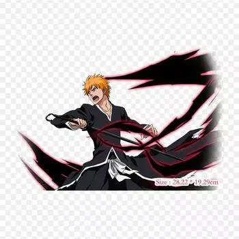 Bleach Brave Ichigo Ichigo Kurosaki Zangetsu аниме Lron On нашивки для сумки для одежды футболка термопереносные наклейки полосы аппликации