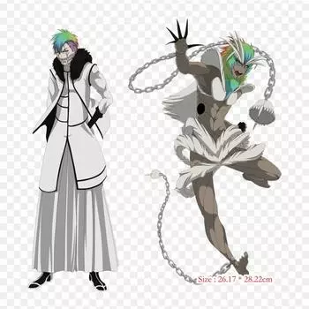 Bleach Oc Espada Nel Tu Ichigo Kurosaki аниме Lron On нашивки для сумки для одежды футболка термопереносные наклейки полосы аппликации