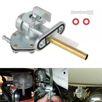 Bleeder Tap Valve Motorcycle Accessories Fuel Tank Switch Valve Motorcycle for Suzuki GSF600 GSF1200 DRZ 400 серебряный