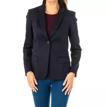 Блейзер с длинными рукавами и воротником с лацканами KWJ001 женский 42 синий