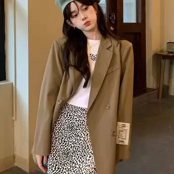 Блейзер женский дизайн чувство ниша новый свободный весна и осень высокий смысл жареный уличный Интернет знаменитость маленький костюм M recommends 85-50kg