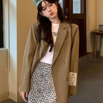 Блейзер женский дизайн sense ниша 2024 новая корейская версия свободная весна и осень high sense жареный уличный интернет знаменитость маленький костюм M recommends 85-50kg