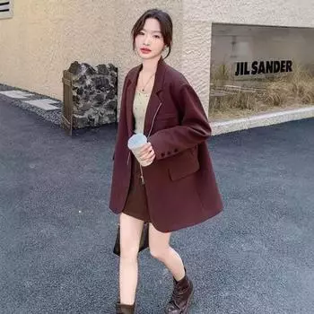 Блейзер женский весенне-осенний новый повседневный костюм S