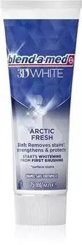 Blend-a-med 3D White Arctic Fresh Отбеливающая зубная паста TU прозрачный