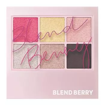 BLEND BERRY Aura Creation 005 Тени для век KOSE (Клубника и Шампанское)