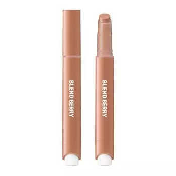 BLEND BERRY Lip Balloon 102 Love Dusk Beige Plumper Shiny Tint Effect Rich Moisturizing (Nude Beige) 2.5g