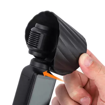 Бленда объектива блокирует солнечный свет, блокирует свет, защищает от наклона панорамирования, практичная, антибликовая, крышка объектива