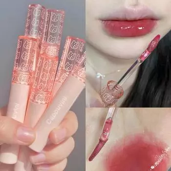 Блеск, длительный увлажняющий зеркальный блеск для губ, модная жидкая помада для ежедневного макияжа 3
