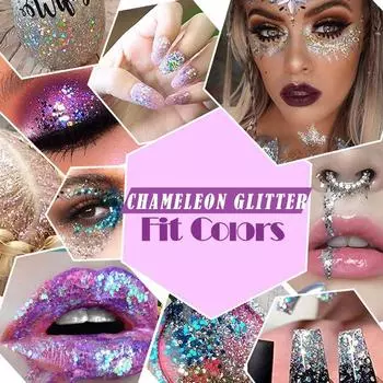 Блеск для глаз, ногтей, волос, тела, лица, наклейки, гель-арт, свободные блестки, крем, бриллиантовые драгоценности, стразы, макияж, украшение для вечеринки, фестиваля