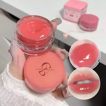 Блеск для губ Canned Jam Lip Gloss Gege Bear Jam Lip Honey Увлажняющий и блестящий зеркальный нелипкий макияж для губ