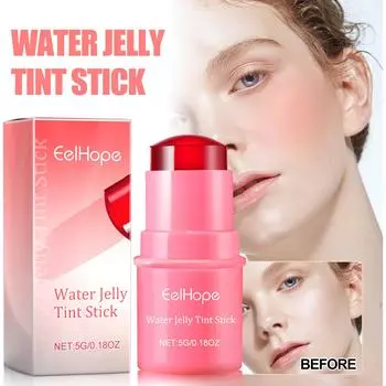 Блеск для губ Fruit Frozen Red Blush, легкий и простой в нанесении, многофункциональный блеск для губ в виде румян в виде карандаша