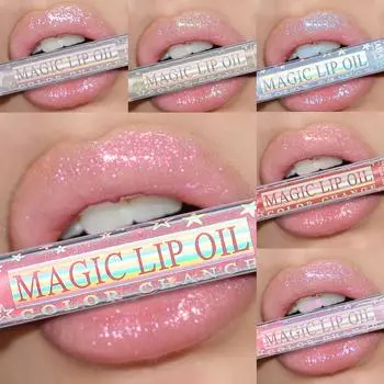 Блеск для губ Прозрачный блеск для губ Масло для губ Макияж Увлажняющий блеск Прозрачная зеркальная помада Праймер Косметика
