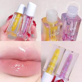 Блеск для губ, увлажнение, водно-глянцевое зеркальное желе, пухлые губы, осветление морщинок губ, уход за губами