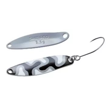 Блесна SHIMANO Trout Spoon Cardiff Slim Swimmer Camo Edition 001 Серый камуфляж 3,5 г TR-A35R