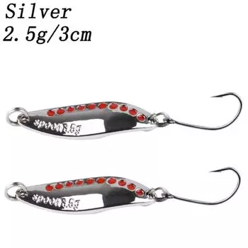 Блесны для приманок Leech Sequins Metal Lure Fishing Lure Leech Lure Spoon Lure Vib Lure Leech Bait 2.5/3cm(2pcs)