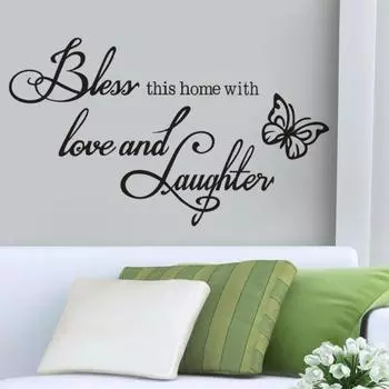 BLESS Wall Art Съемные домашние виниловые наклейки на окна и стены Наклейка Декор
