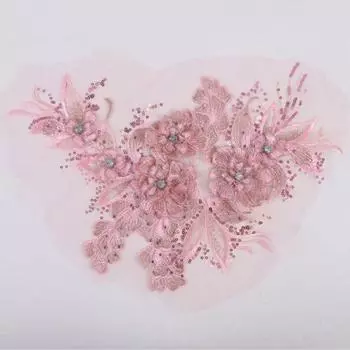 Блестки Цветочная вышивка пайетками Нашивки с пайетками Вышитые своими руками цветочные нашивки Нашивки с пайетками Платья вино красного