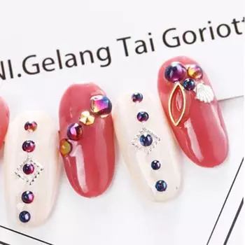 Блестки для ногтей, искусственный жемчуг, креативный маникюрный декор, красота, нейл-арт, наклейка для женщин