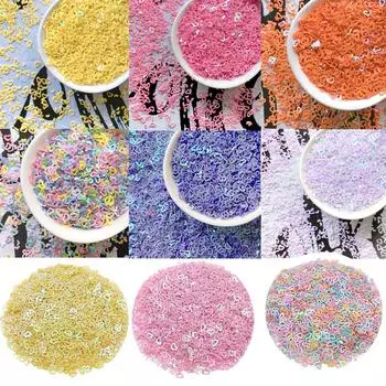 Блестки для украшения ногтей 2000 шт. креативные блестки, кристаллы, капли, клей, сделай сам, ручная работа, 4 мм, материал, чехол для мобильного телефона, нашивка, полое сердце approx 4mm 2000Pcs синий