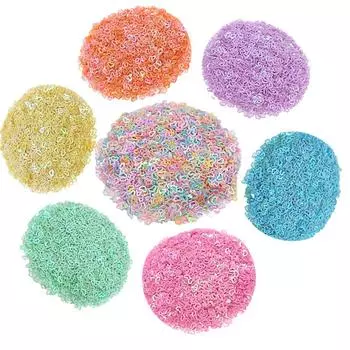 Блестки патч 2000 шт креативный материал DIY украшения для ногтей ручной работы кристальный клей капли наполнитель блесток чехол для мобильного телефона 4 мм полое сердце approx 4mm 2000Pcs разноцветный