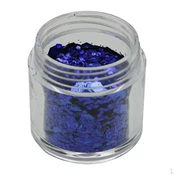 Блестки с мерцающими блестками, хлопьями для, Royalblue