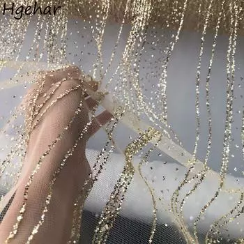 Блестки Сетка Золотые Ткани Свадебная Фата Аксессуары Вечеринка Ручная работа DIY Фон Ткань Платье Одежда Швейные Материалы Творческий 150x50cm серебряный