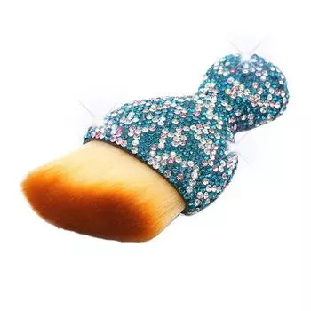 Блестящая алмазная мягкая щетка для сметания пыли в салоне автомобиля, инструмент для мытья автомобиля, щетка для пыли в салоне автомобиля, щетка для чистки щелей клавиатуры, трендовая чистящая щетка