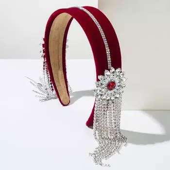 Блестящая цепочка для волос, повязка на голову с хрустальной кисточкой, стразовая заколка, блестящие аксессуары для волос для свадьбы, невесты, девочек