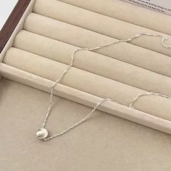 Блестящая глянцевая цепочка для ожерелья из бусин, универсальная и элегантная цепочка для шеи